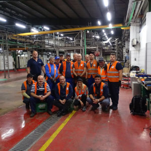 Dismantling of SIG Can Line at Tuborg, Romania - The Team